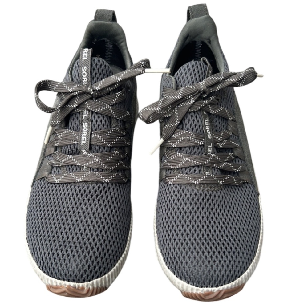 Sorel Women’s Greenish-Gray Waterproof Out N About Plus Sneakers Size 6